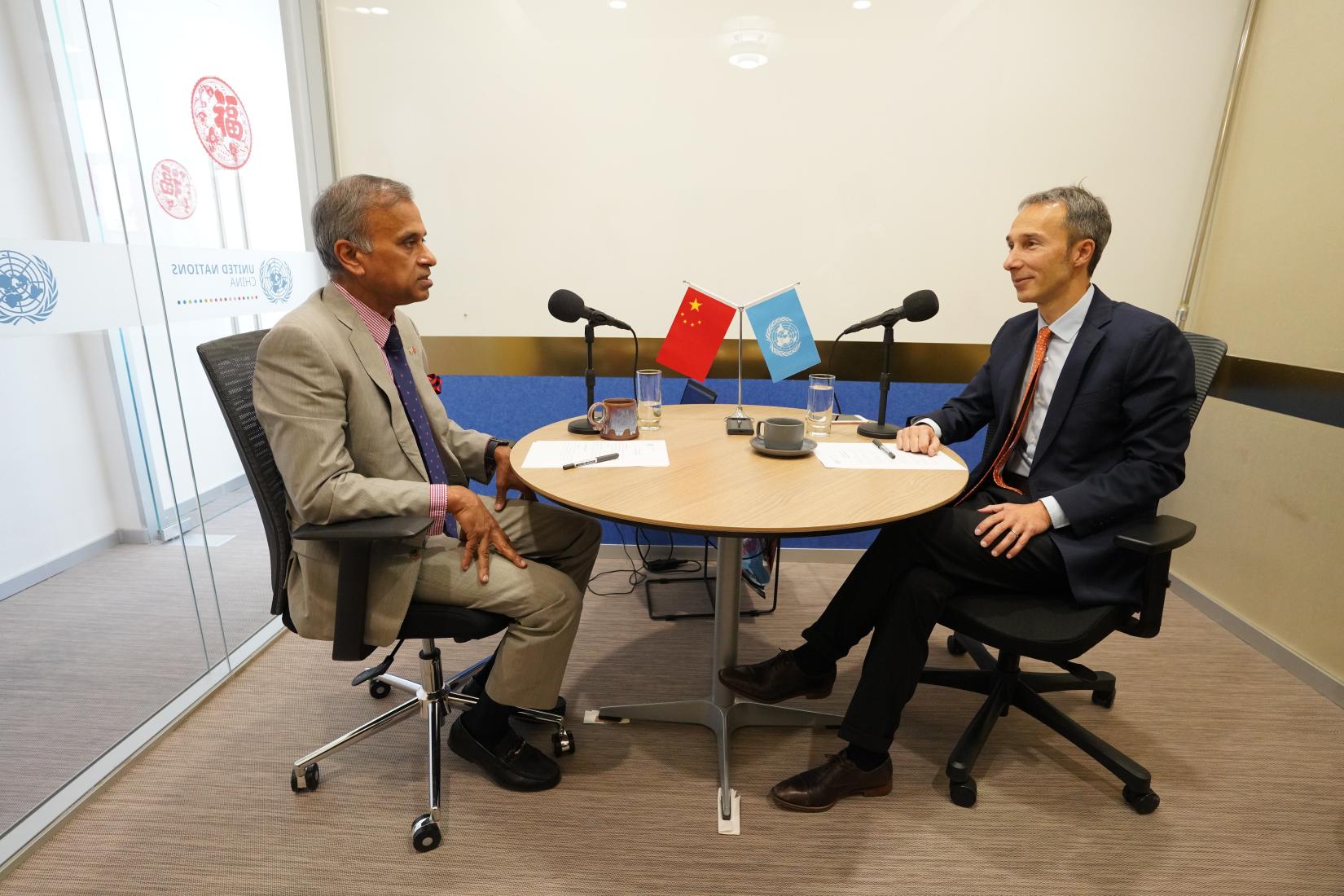 UN Resident Coordinator in China Siddharth Chatterjee sits down with Matteo Marchisio, the Representative in China for the International Fund for Agricultural Development (IFAD)