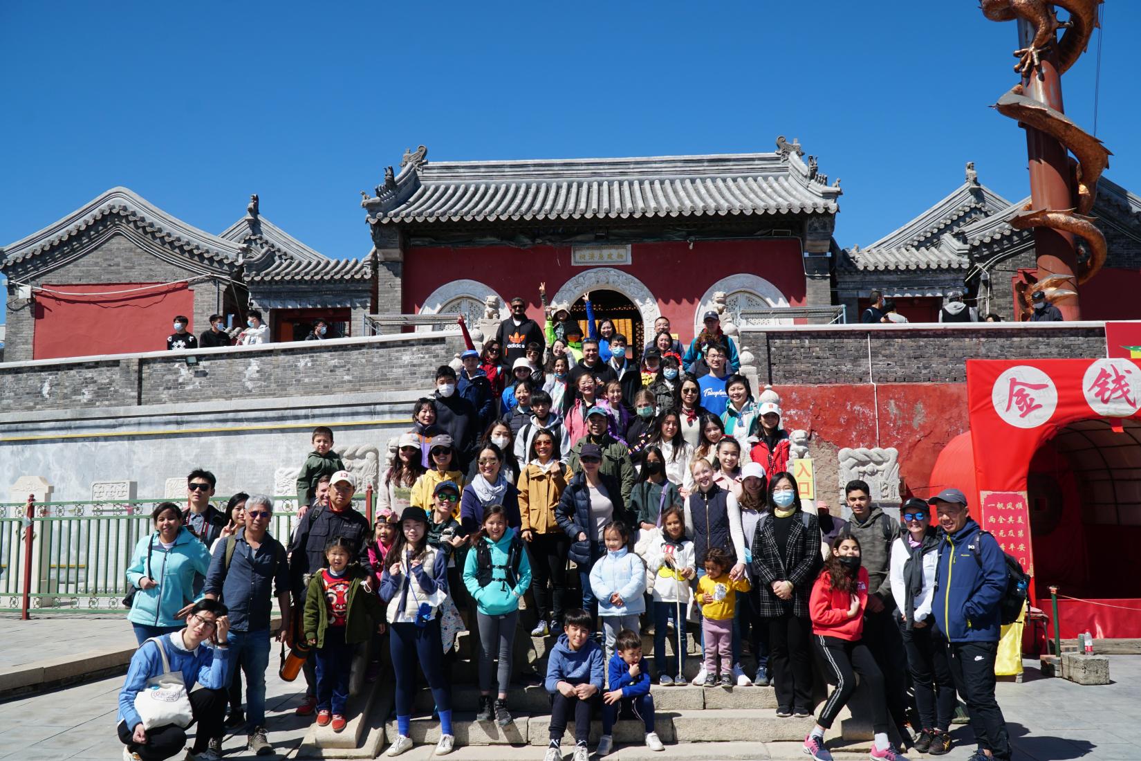 Vanno Noupech at a UN Family in China plogging event in Beijing