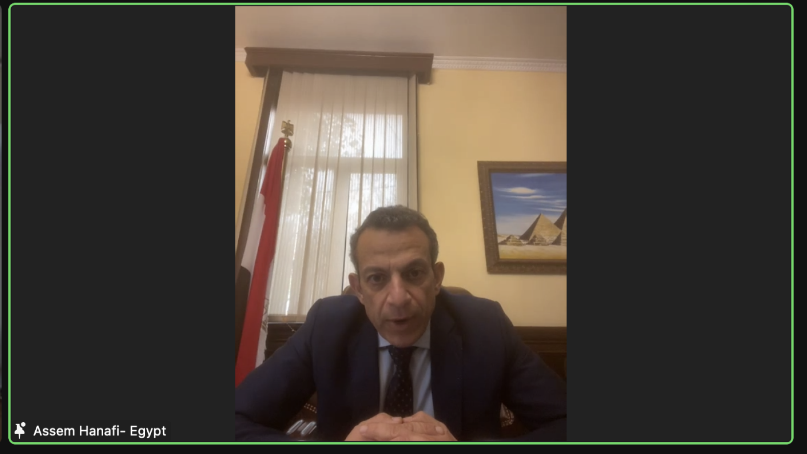 H.E. Mr. Assem Hanafi, Ambassador of the Arab Republic of Egypt to the People’s Republic of China