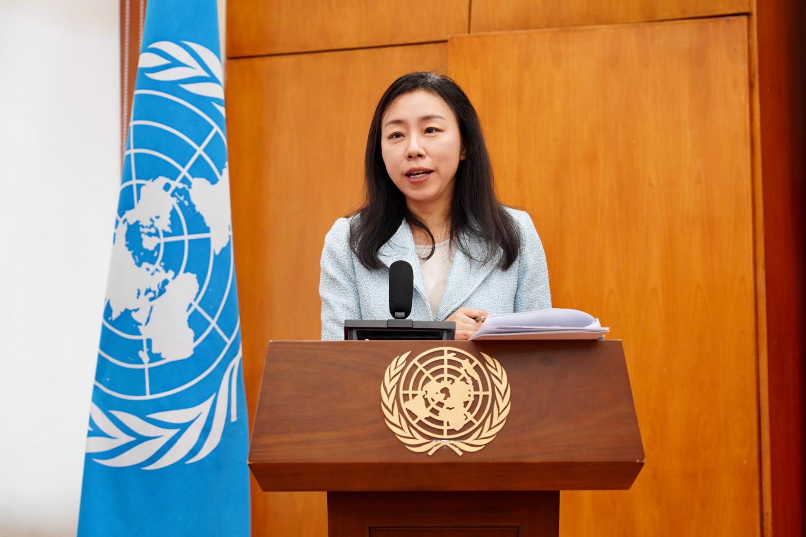 Tang Ying, Director-General of the Global Development Promotion Center of the China International Development Cooperation Agency