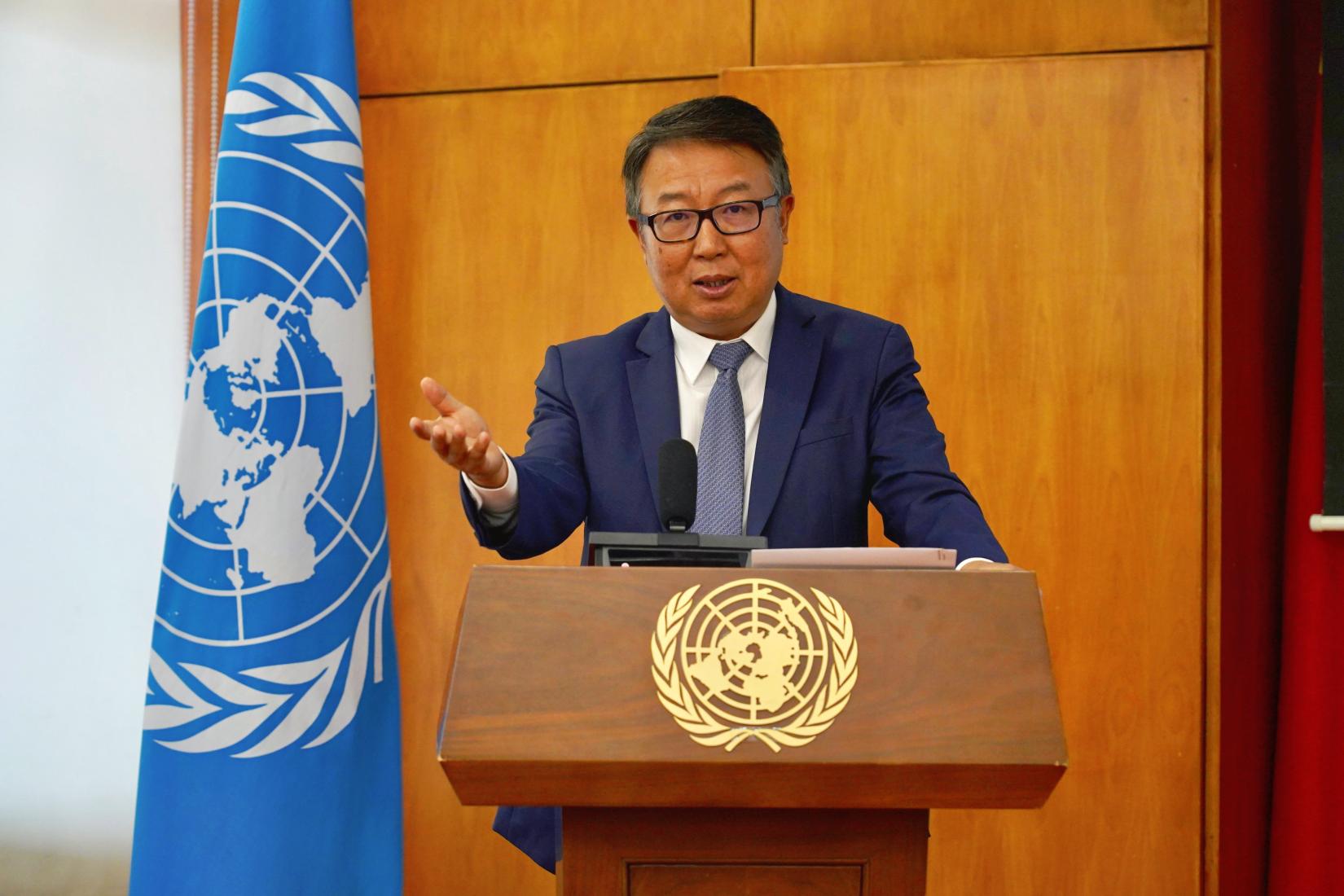 Wu Peng, the Director-General of the Department of African Affairs at the Ministry of Foreign Affairs for the People’s Republic of China