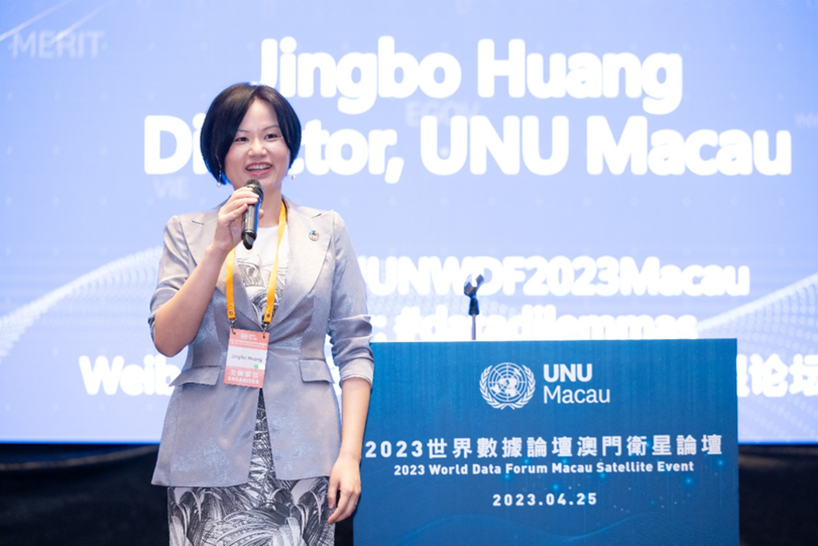 Jingbo Huang, Director of the United Nations University Institute in Macau (UNU Macau)