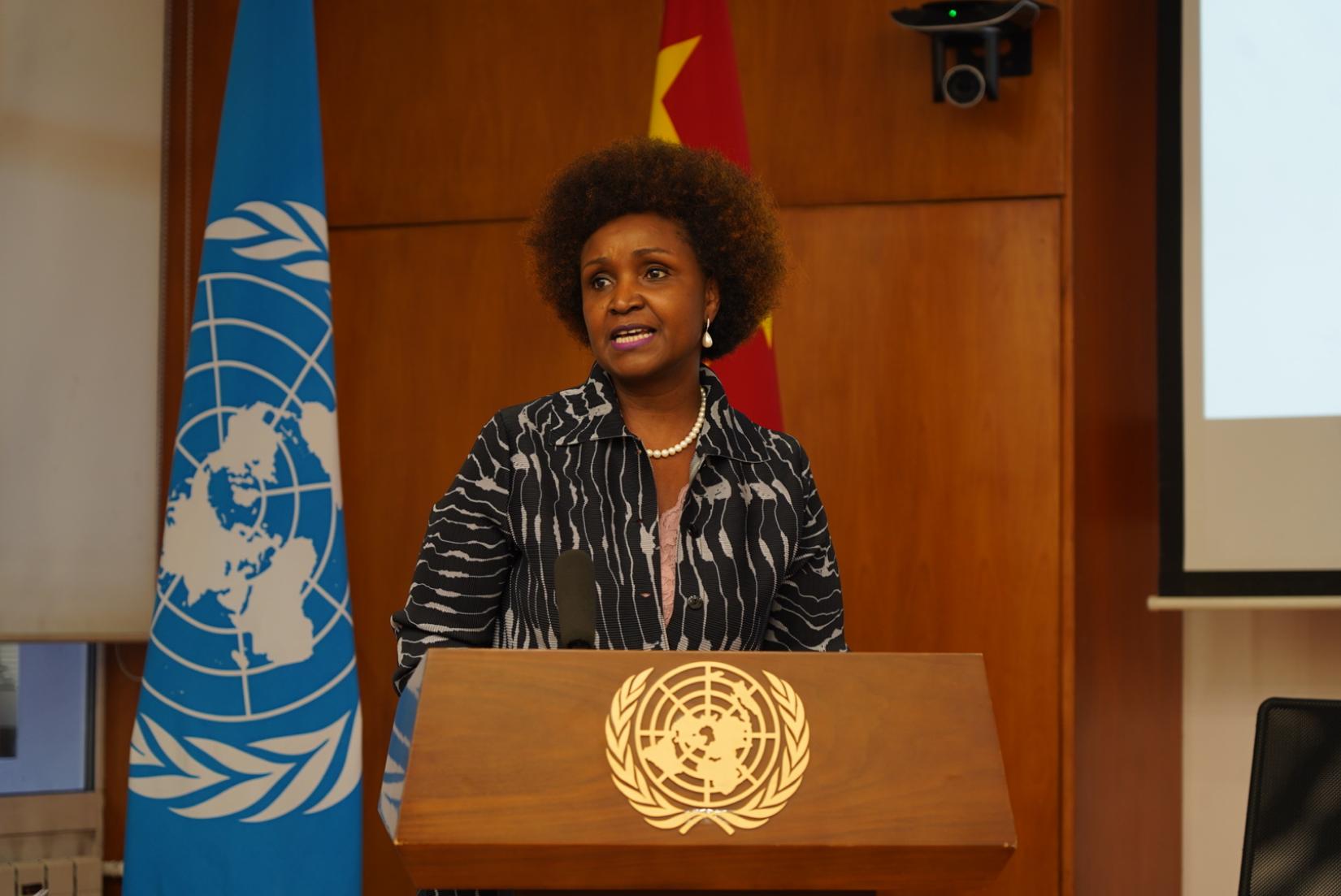 Ms. Amakobe Sande, UNICEF Representative to China