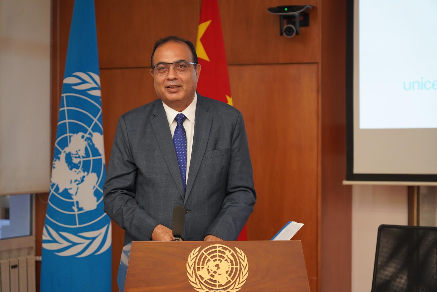 Prof. Shahbaz Khan, Director of UNESCO Multisectoral Regional Office for East Asia and UNESCO Representative to China, DPRK, Japan, Mongolia and ROK