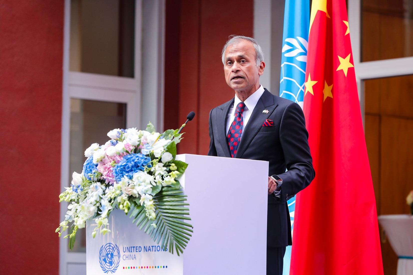 Mr. Siddharth Chatterjee, UN Resident Coordinator in China
