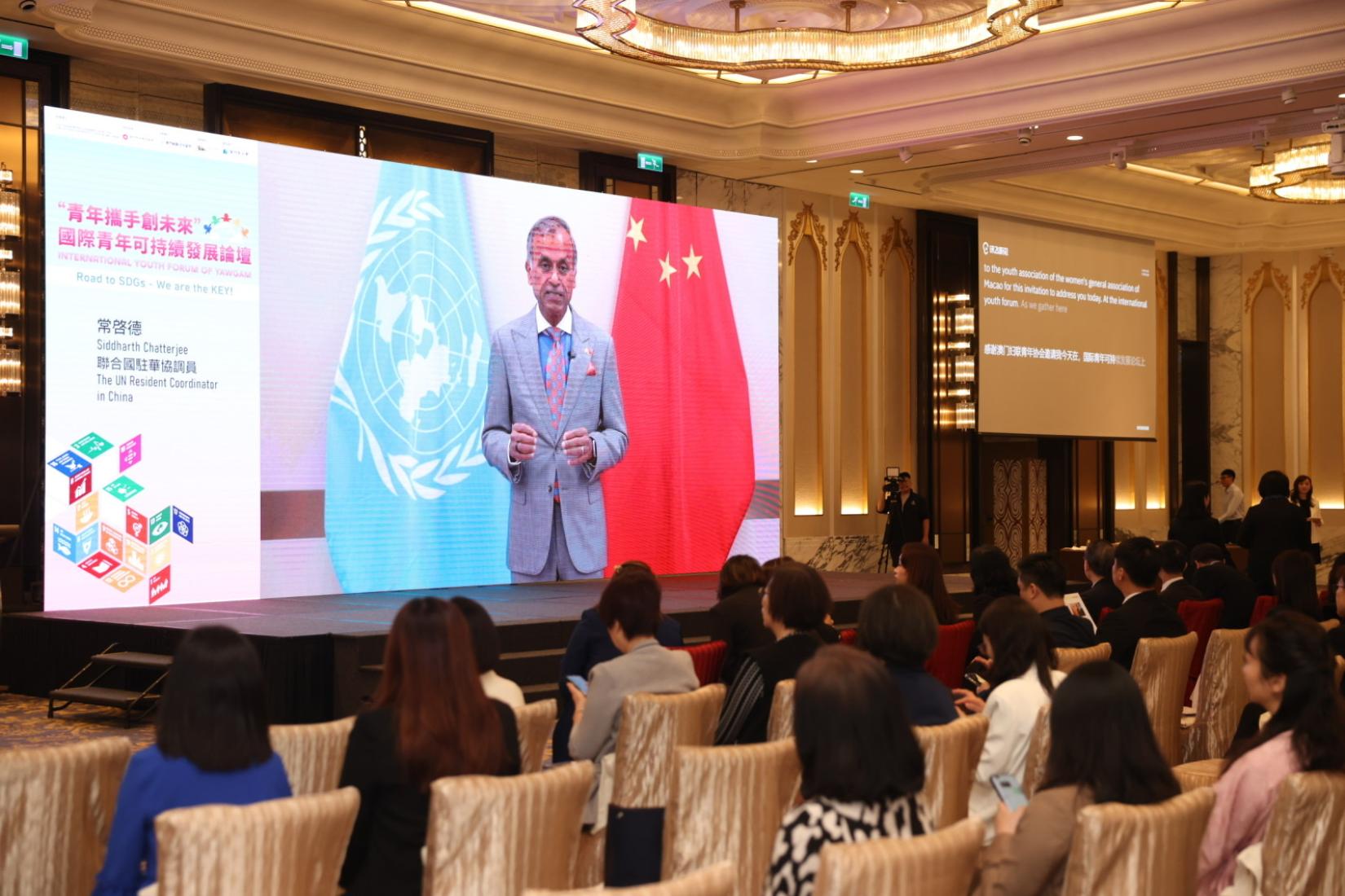 UN Resident Coordinator in China Siddharth Chatterjee 