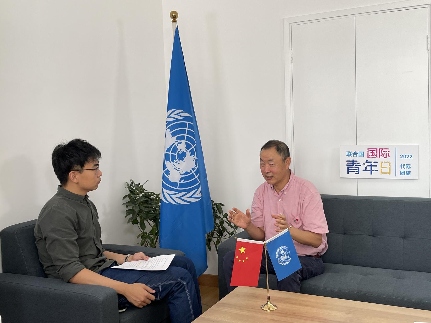Mr. Zhang Zhenshan speaks in an Interview for International Youth Day 2022
