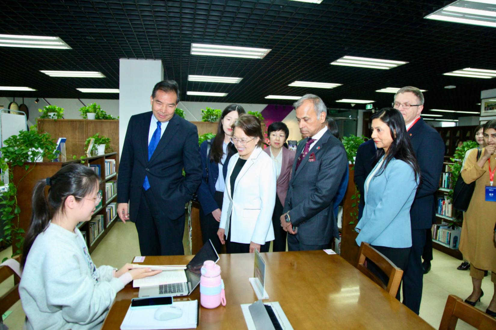 Visit to the Training Base for Global Womens Development Cooperation