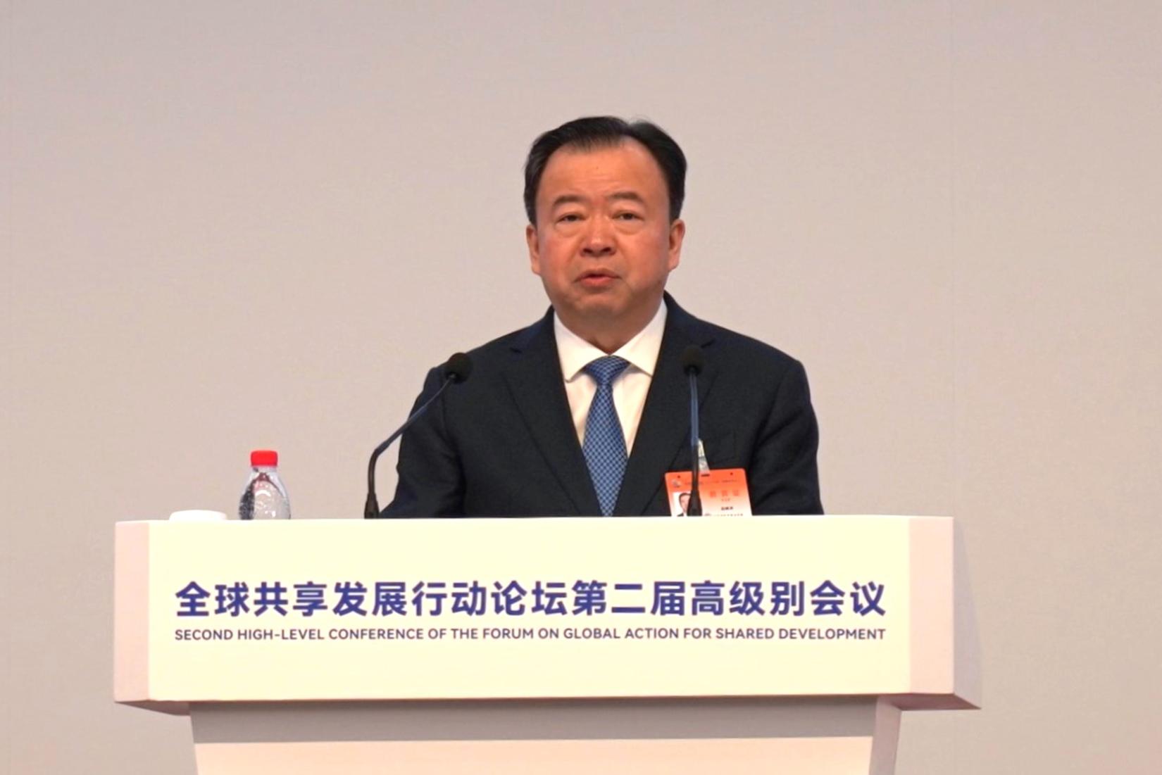 Mr. Zhao Fengtao, Vice Chairman of the China International Development Cooperation Agency.