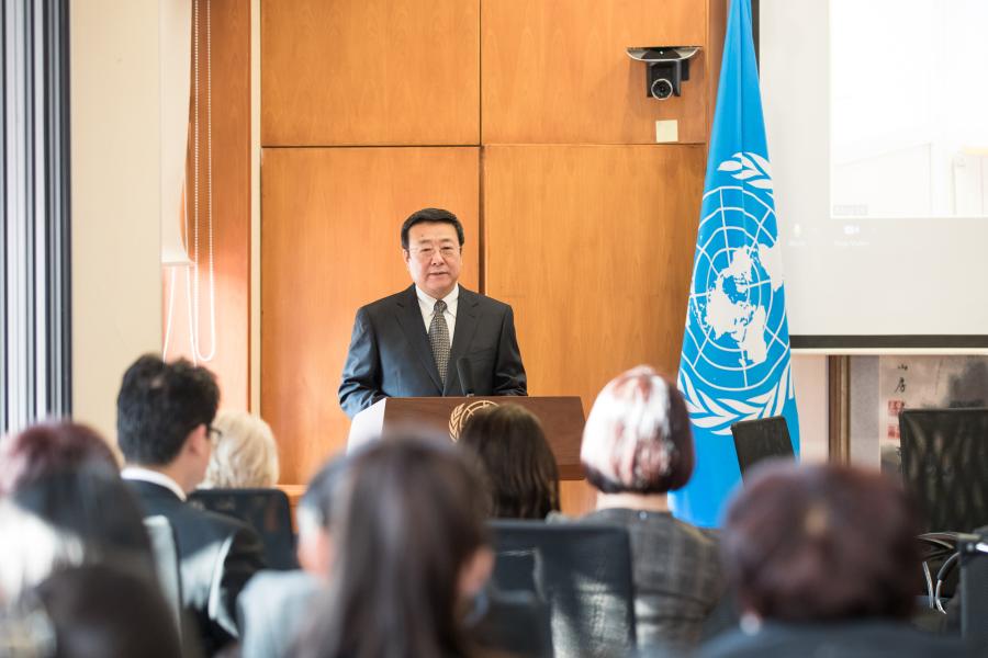 China’s Experience in Strengthening Food Systems amid the Response to COVID-19 at the UN Compound in Beijing.