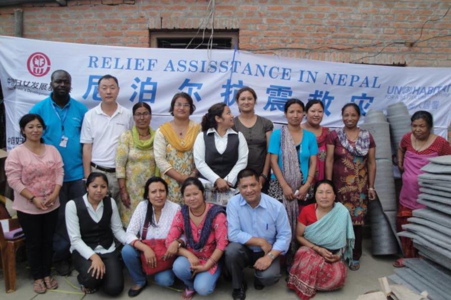 Mr. Zhang Zhenshan joins in Earthquake Relief Assistance in Nepal in 2015