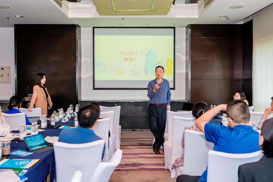 Mr. Zhang Zhenshan joins a training session of the Waste Wise Cities Programme in 2023