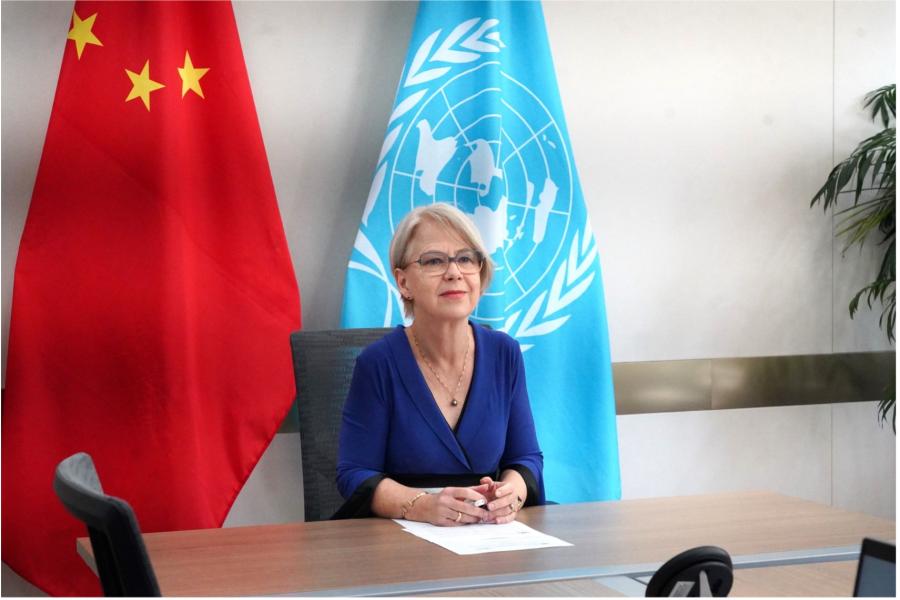 Ms. Beate Trankmann, UN Resident Coordinator in China (a.i.).