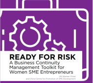 Ready for Risk: A Business Continuity Management Toolkit for Women SME Entrepreneurs - front cover