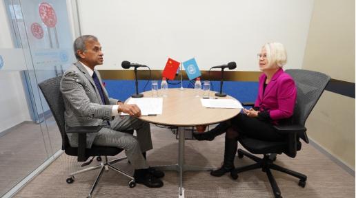 UN Resident Coordinator in China Siddharth Chatterjee sits down with Beate Trankmann, the Resident Representative in China for the United Nations Development Programme (UNDP)